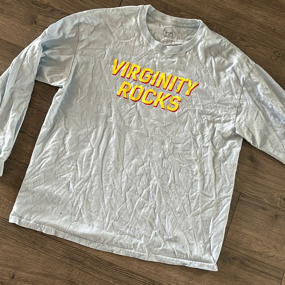 Virginity rocks long sleeve t-shirt